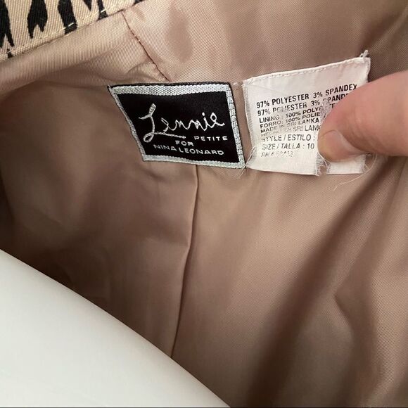 Vintage Nina Leonard Animal Print Jacket - Picture 6 of 6